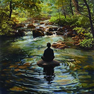 Creek Meditation: Water's Serene Sounds - Noisy Bowls for Meditation