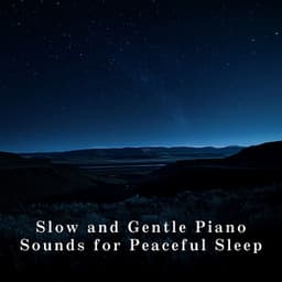 Slow and Gentle Piano Sounds for Peaceful Sleep - LOVE BOSSA