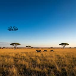 Horizon of Maasai Blue - African Music Drums Collection