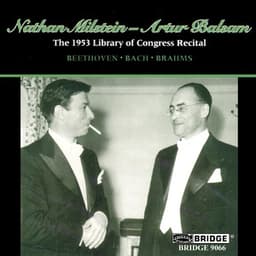 The 1953 Library of Congress Recital - Nathan Milstein