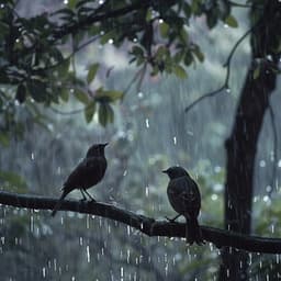Calm Binaural Retreat: Soothing Rain and Nature Birds - Natures DNA