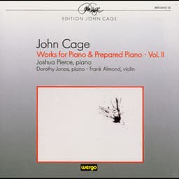 John Cage: Works for Piano & Prepared Piano, Vol. 2 - John Cage