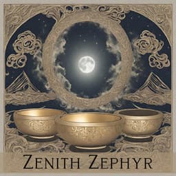Zenith Zephyr: Astral Winds of Tibetan Singing Bowls Under the Full Moon - Relaxing Night Music Academy