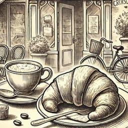 Morning Croissant and Coffee - French Piano Jazz Music Oasis