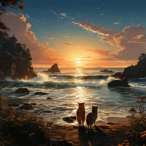 Siesta Natural: Eco De Grillos Y Ambiente Sonoro Relajante Para Gatos - Pensamientos de ensueño