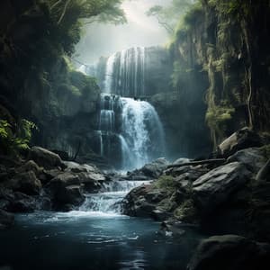 Cascading Yoga: Soothing Waterfall Sounds for Flow - Christian Yoga Music