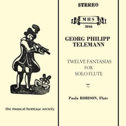 Telemann: 12 Fantasias for Solo Flute, TWV 40:2-13 - Georg Philipp Telemann