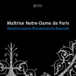 Mendelssohn - Rheinberger - Brahms - Maitrise Notre-Dame De Paris