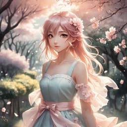 Misty Whispers: Chill Study Lofi Beats - Sakura Anime Lofi