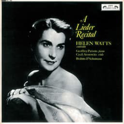 Helen Watts Recital - Helen Watts