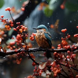 La Lluvia De La Naturaleza Y Los Pájaros: Ensamble Para Dormir - Música del domingo por la noche
