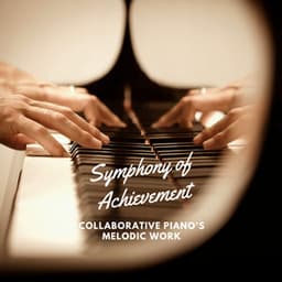 Symphony of Achievement: Collaborative Piano's Melodic Work - French Cafe Jazz Relaxation
