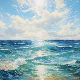 Calma Armonía Del Mar: Música Meditativa En Medio De Las Olas Oceánicas - Paisaje sonoro granular