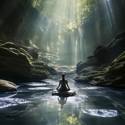 Stream Meditation: Calm Waters Journey - Bright Noise for Meditation