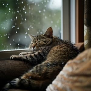 Lluvia Binaural Serena Para La Relajación De Los Gatos - Música calmante para gatos