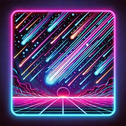 Synthwave Meteor Storm - Chill Out Galaxy