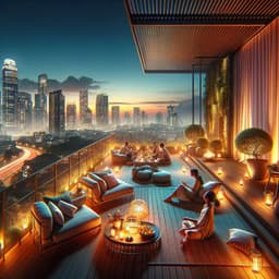 Tranquil Tunes for Evenings: City Lights Chillout, Summer Breeze Vibes - Dj. Juliano BGM