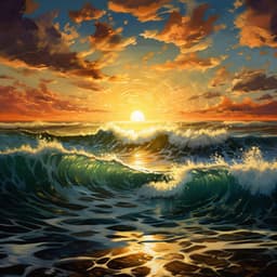 Canción De Arte Oceánica Y Armoniosa: Música Para Aliviar El Estrés - Ruido de la naturaleza