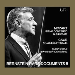 Bernstein conducts Mozart and Cage - Glenn Gould