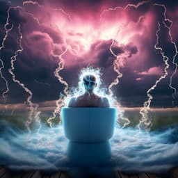 Thunderous Retreat: Spa Melody Flow - Interstellar Journey