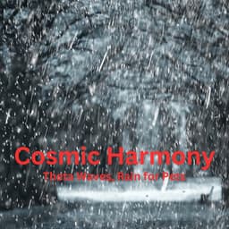 Cosmic Harmony: Theta Waves, Rain for Pets - Rain Drops for Sleep