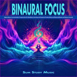 Binaural Focus: Alpha Waves Concentration Frequencies for Reading, Learning and Improve Productivity - Sum Study Music