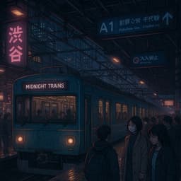 Midnight Trains in Tokyo - Lofi