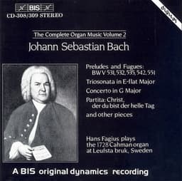 Bach, J.S.: Organ Music , Vol. 2 - Johann Sebastian Bach