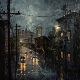 Rain's Gentle Lull: Chill Thunder for Baby Sleep - Fast Flux