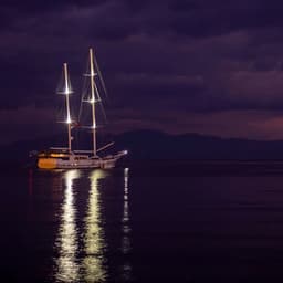 Night Calmness: Serene Sounds for Unwinding - Binaural Hz Tones Factory