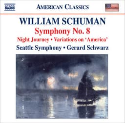 Schuman, W.: Symphony No. 8 / Night Journey / Ives, C.: Variations on America - William Schuman