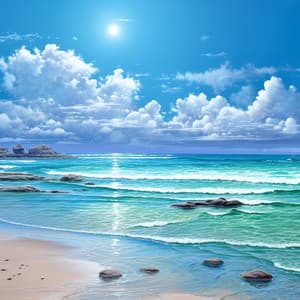 Tranquil Wave Melodies: Serene Oceanic Harmony - Natures Orchestra