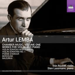 Lemba: Chamber Music, Vol. 1 - Artur Lemba