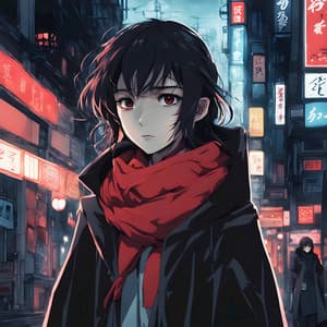 Anime Night Vibes: Focused Lo-Fi Soundtracks - Anime Girl Lofi