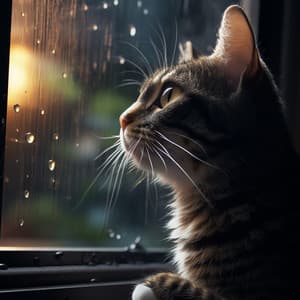 Maullidos Suaves Del Gato Y Lluvia: Música Bajo La Lluvia - Nubes maravillosas