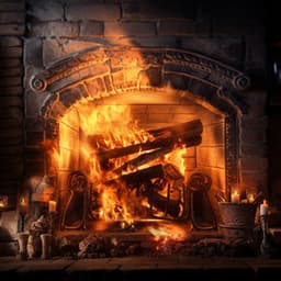 Abrazo Cálido Del Fuego: Música Relajante En La Serenidad - Biblioteca de sonidos de la naturaleza