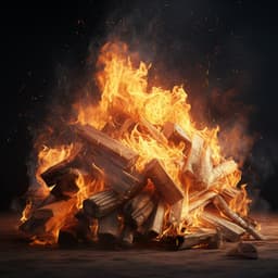 Workplace Warmth: Fireside Motivation Tunes - Intentional Vibes