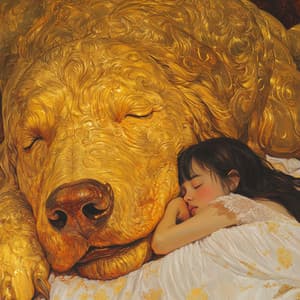 Dogs' Celestial Rest: Pawprints in the Unknown - Dog Total Relax