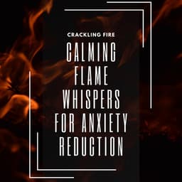 Calming Flame Whispers for Anxiety Reduction - Crackling Fire