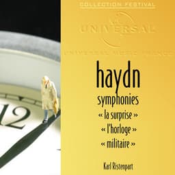 Symphonies "la surprise", "l'horloge" et "militaire" - Joseph Haydn