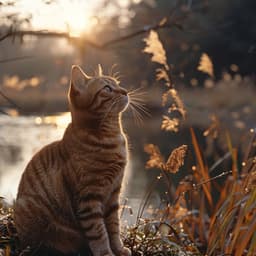 Maullido Alegre: Gatos De Felicidad Binaural - Cuna Musical Gatos