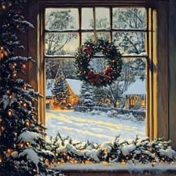 Wintertide Whispers: Melodic Mistletoe Memories - Christmas Music Background