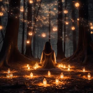 Tonos Terrestres Serenos: Armonía De Naturaleza Meditativa De Piano A La Luz Del Fuego - Mentes Zen
