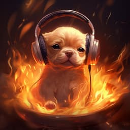 Fire Dogs: Blaze Melodic Flames - Relax My Dog Music