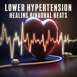Lower Hypertension: Healing Binaural Beats , Enhance Blood Flow, Stabilize Heartbeats - Deep Theta Binaural Beats