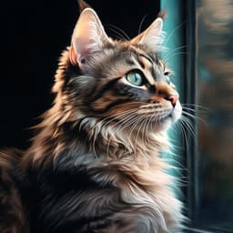 Feline Fireplace: Binaural Fire Soundscapes for a Purrfectly Relaxing Cat Nap - Cats Music Cradle