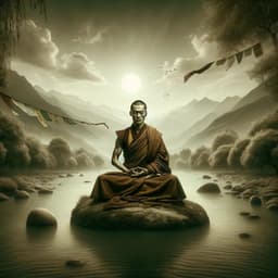 Whispers of the Infinite: Surreal Tibetan Tranquility - Therapeutic Tibetan Spa Collection