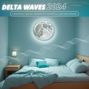 Delta Waves 2024 - Harmonious Healing Frequencies for Restful Sleep and Renewal - Binaural Serenity Mind