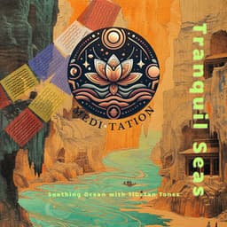 Tranquil Seas: Soothing Ocean with Tibetan Tones - Medi Tation