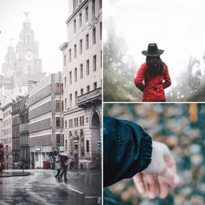 Backdrop for Cozy Rainy Nights - Jazz Guitar Solo - The Piano Lounge Players